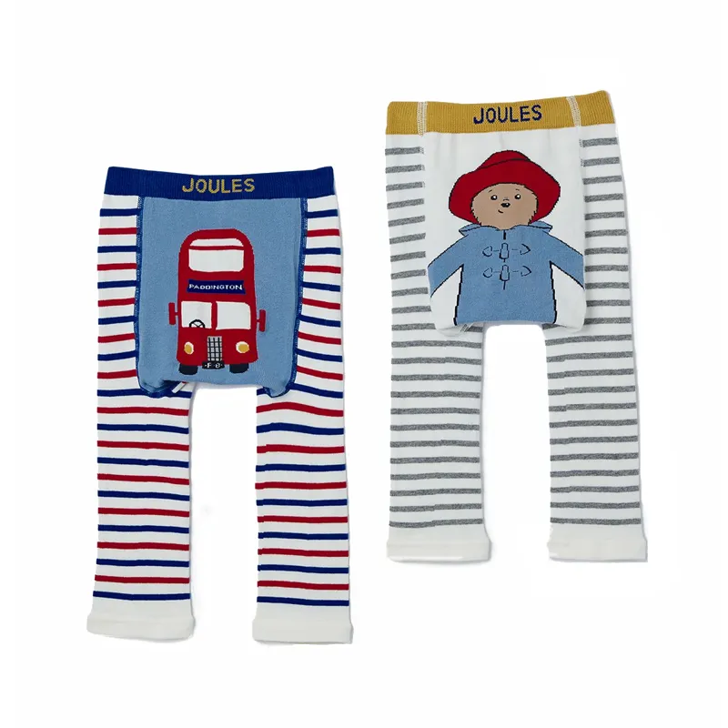 Joules Paddington Lively 2 Pack Knitted Leggings - Paddington